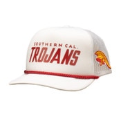 USC Trojans Unisex American Needle White Southern California Roscoe Foamy Snap Back Hat